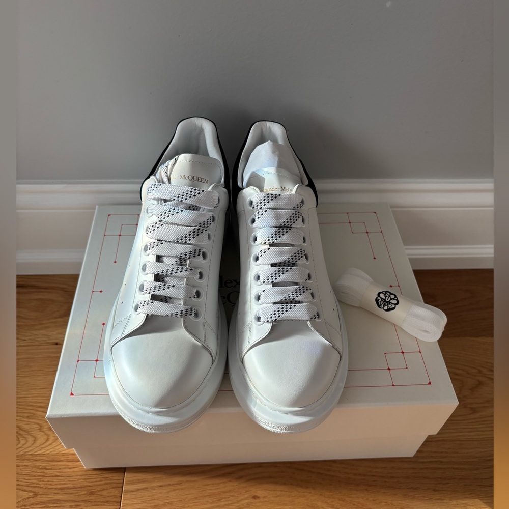 Alexander McQueen White and Black Women’s Sneakers